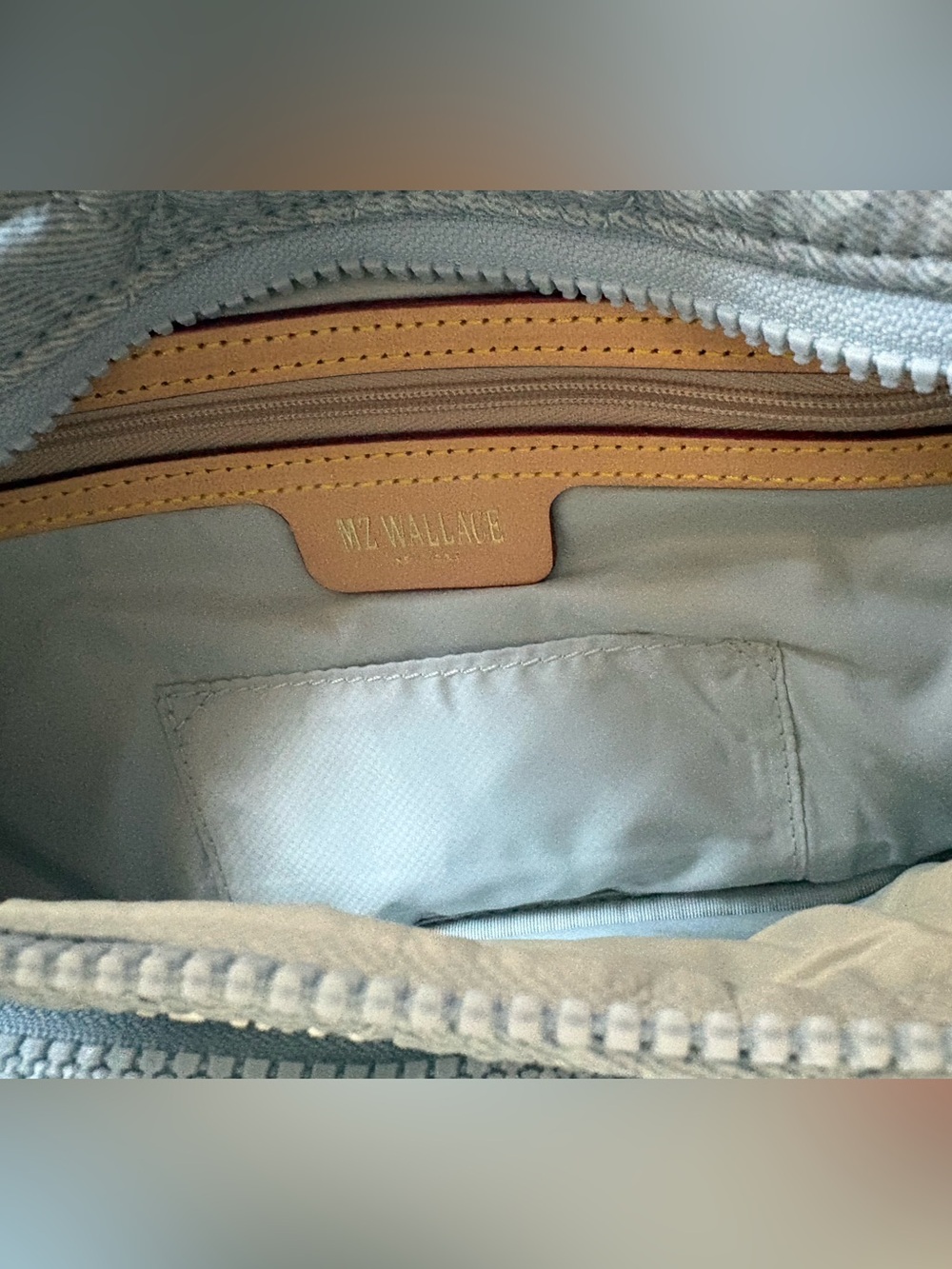 MZ Wallace Chambray Metro Sling NWOT - Picture 3 of 3